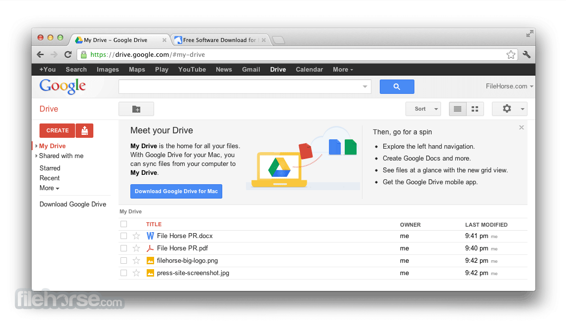 Google Drive Sync Download Mac